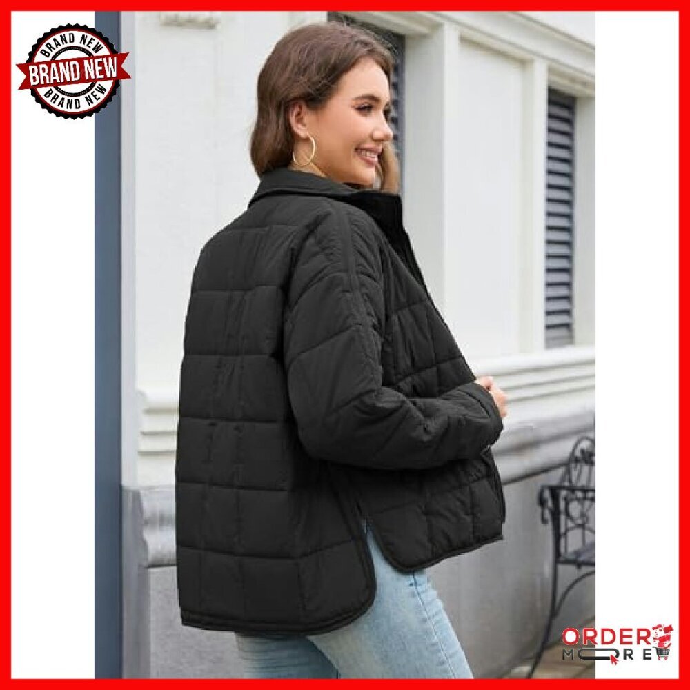 Lightweight Packable Puffer Jacket Oversized Fit … - image 4